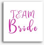 Los Polos TEAM Bride pink szivecske vászonkép