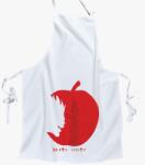 Los Polos Deathnote apple silhouette kötény