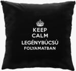 Los Polos Keep calm legénybúcsú folyamatban párna