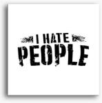 Los Polos I hate people vászonkép