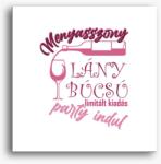 Los Polos Lánybúcsú party kezdődik Menyasszonynak vászonkép