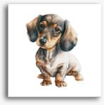 Los Polos daschund vászonkép