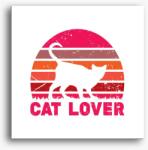 Los Polos Cat lover vászonkép