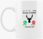 Los Polos Hívnak a vadak szarvas bögre