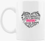 Los Polos Mom szívben bögre