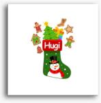 Los Polos Hugi karácsonyi zokni vászonkép
