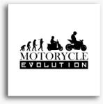 Los Polos Motorcycle evolution vászonkép