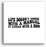 Los Polos Life Manual Mom vászonkép