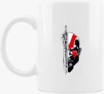 Los Polos God of war Kratos face and sword bögre