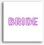 Los Polos Bride virágos pink vászonkép