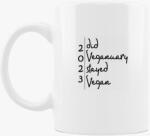 Los Polos Did Veganuary 2023 (dőlt betűs) bögre