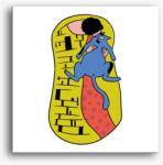 Los Polos Macska szerető vászonkép