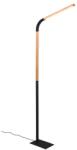 TRIO Norris fekete-natúr LED állólámpa (TRI-445210132) LED 1 izzós IP20 (445210132)