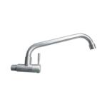 Slovarm Epika falra szerelhető szelep felső forgó kifolyóval, rozsdamentes acél, kerámia tetejű 485001 (485001)