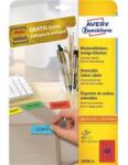 AVERY L6038-20 45, 7x21, 2mm visszaszedhető 960db-os piros etikett (AVERY_L6038-20) (AVERY_L6038-20)