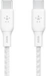 Belkin Cablu de date Belkin Boost Charge Braided, USB-C/USB-C, 3 m (Alb) (BEL-0024)