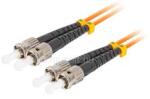 Lanberg Optikai patch MM ST/UPC-ST/UPC duplex 15m LSZH OM2 50/125 3.0mm (narancssárga) (FO-STST-MD21-0150-OG) (FO-STST-MD21-0150-OG)