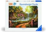 Ravensburger - Puzzle casuta langa rau 500 piese design nou (RVSPA00218) Puzzle