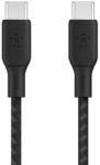 Belkin Cablu de date Belkin Boost Charge Braided, USB-C/USB-C, 3 m (Negru) (BEL-0029)
