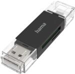 Hama USB 2.0 KÁRTYAOLVASÓ SD, microSD (200130)