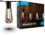  Retró Edison körte izzó forma LED Szolár Napelemes Dekor Lampion 10db 4, 7m DS010 (BCT-02835)