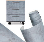  Öntapadó fóliatekercs tapéta furnér szürke márvány 1, 22x50m - fizz