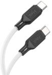 hoco. X90 cablu de date (Tip-C - Tip-C, 60W, încărcător rapid PD 3.0, 100cm) WHITE X90_TYPE-C_TYPE-C_W (X90_TYPE-C_TYPE-C_W)