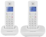 Motorola Handset MOTOROLA T402 (fără fir, 2 handset-uri, display, DECT) WHITE (T402)
