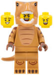 LEGO® Minifigurák T-Rex jelmezes rajongó - kiegészítő nélkül col417 (col417)