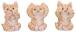 Nemesis Now Set statuete Nemesis Now Adult: Humor - Three Wise Ginger Cats (U6958A25) Figurina