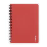 Verde A5 60 lapos PP tégla vonalas spirálfüzet (8-871) - officedepot