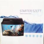  SZER-BER Starter szett 40 szögletes fekete akvárium szett 25 l 40x25x25 cm (5999563007326)