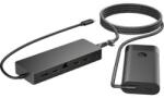 HP kombinált univerzális USB-C-elosztó és -laptoptöltő (9H0H9AA)