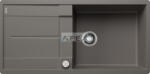 BLANCO METRA XL 6S-F vulkánszürke exc. , SZINTBE ÉPÍTÉS (527308)