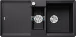 BLANCO ADIRA 6S-F fekete mosogatótálca, excenterrel, SZINTBE ÉPÍTÉS (527609)