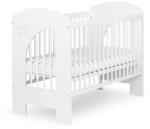 Klups Patut copii din lemn Nel Norisor 120x60 cm alb Klups (80387)