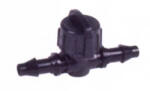  Elzárószelep 6/4mm-es csőhöz tömlővéges csatlakozással (D6-16-007)