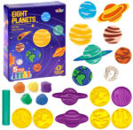 Inlea4Fun Gyurmakészlet Inlea4Fun EIGHT PLANETS - Naprendszer (JO-ZA4649)