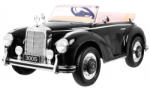 Inlea4Fun Elektromos kisautó Mercedes Benz 300S RETRO - Fekete lakkozott (RA-PA.LS618.EXL.CZ) - inlea