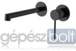 AREZZO design design PALMFIELD fali mosdó csaptelep, fekete (AR-1103BL)