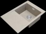 Gamma Design 7050, 1 rekeszes gránit mosogató 700x480x205 mm, bézs, GMA-ZLE000126 (GMA-ZLE000126)