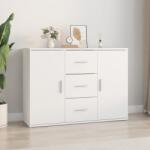 vidaXL fehér szerelt fa tálalószekrény 91x29, 5x65 cm (823342)