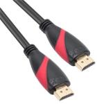 VCOM kábel HDMI (apa-apa) 5m (v1.4, 19M/M, 3D) piros-fekete (CG525-R-5.0)