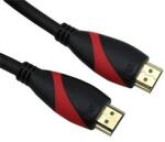 VCOM kábel HDMI (apa-apa) 5m (v2.0, 19M/M, 3D) piros-fekete (CG525-R-5.0-V2.0)