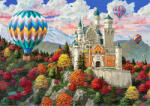 MH Protect Fából készült puzzle figurákkal - Neuschwanstein kastély, 1010 elem