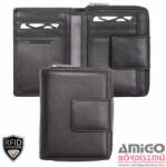 Riccardo Ferducci 026490 002 Riccardo Ferducci női bőr pénztárca fekete - amigotaska