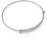  Karkötő alap merev 7cm ezüst
