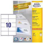 Avery Zweckform Etikett címke, univerzális, fehér, 105 x 57 mm, 3425 Avery (3425)