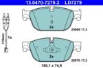 ATE Set placute frana, frana disc ATE 13.0470-7279.2 - fixbox