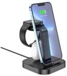 hoco. Asztali töltőállomás 3in1 (2 Lightning 1 wireless port) Hoco CW43 Graceful fekete